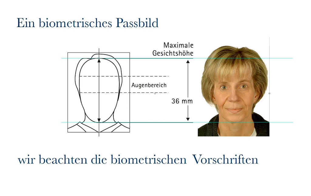 Biometrisches Passfoto
